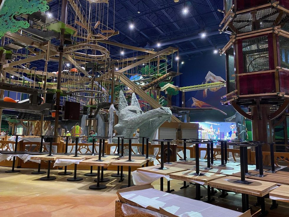 Over 90,000 square feet of space.