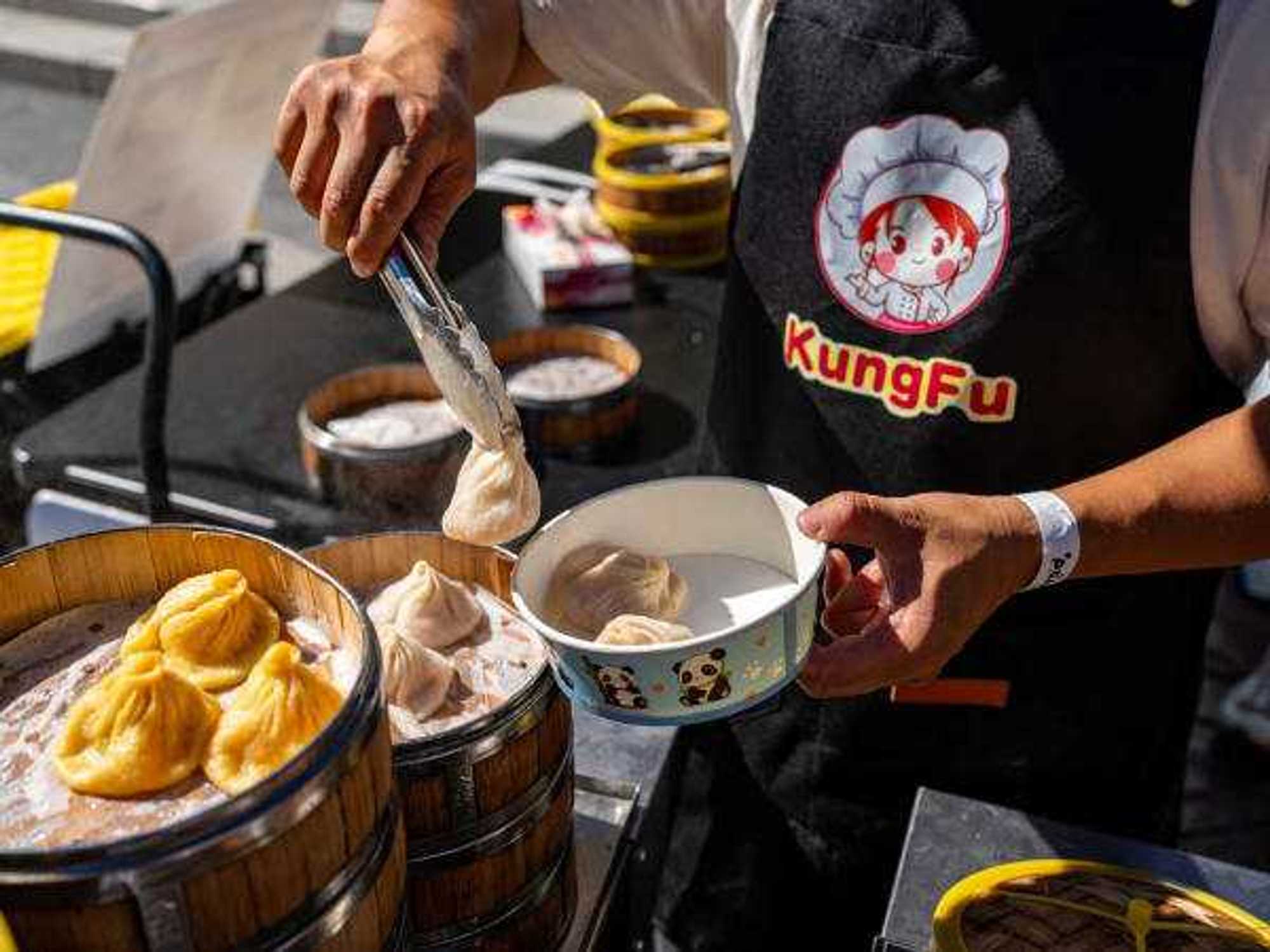 Panda Fest dumplings