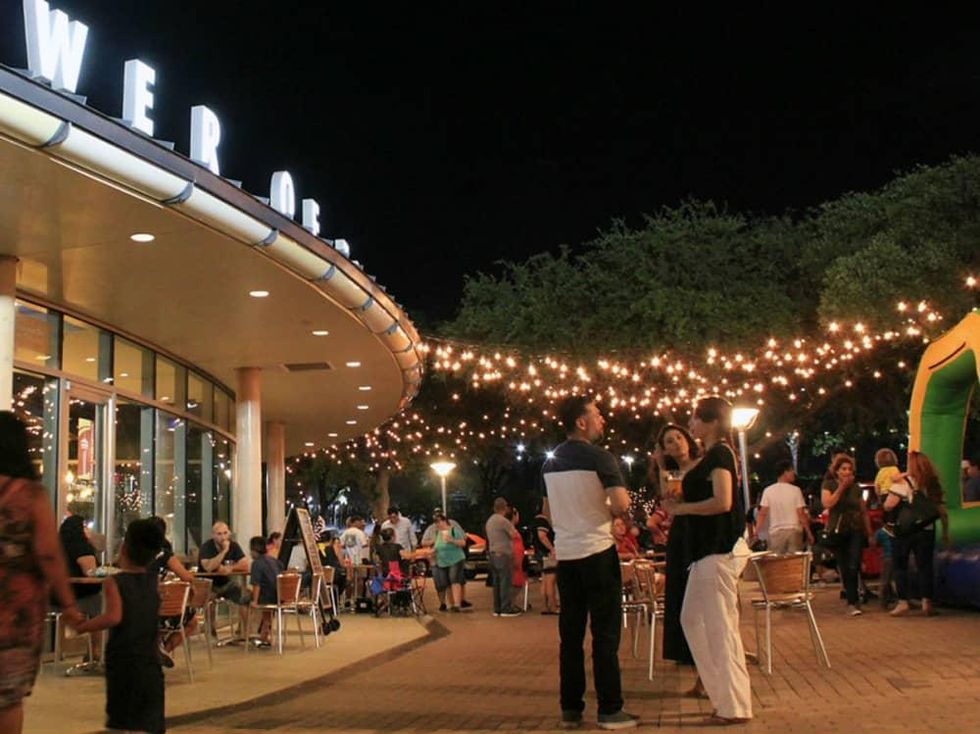 Party on the Tower Plaza