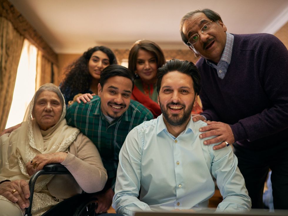 Pazika Baig, Iman Boujelouah, Mim Shaikj, Shabana Azmi, Shazad Latif and Jeff Mirza in What's Love Got to Do With It?