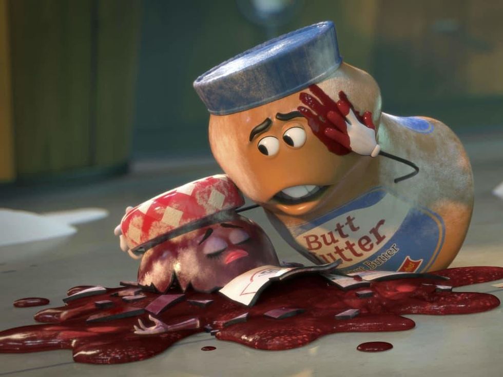 Peanut Butter and Jelly in Sausage Party