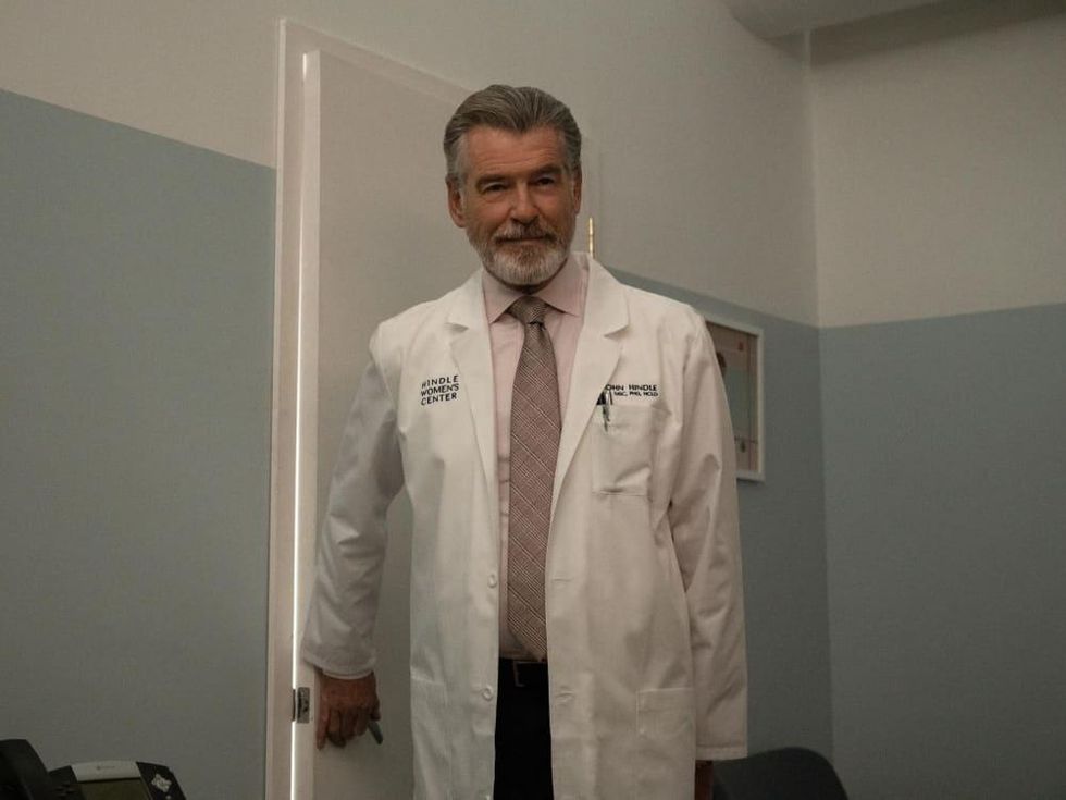 Pierce Brosnan in False Positive