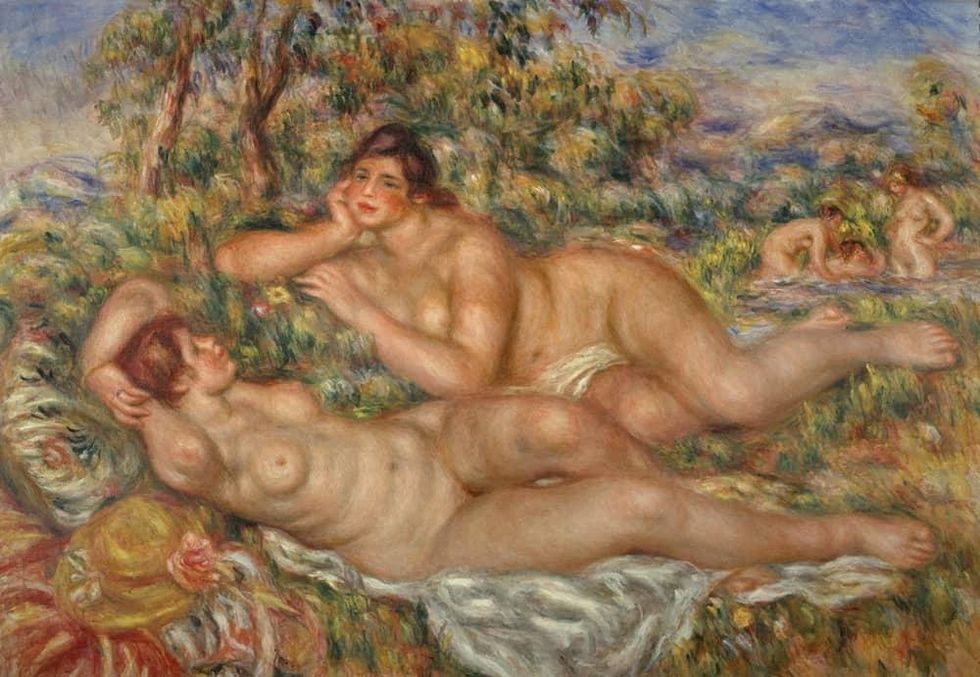 Pierre-Auguste Renoir, The Bathers, 1918-19, Oil on canvas