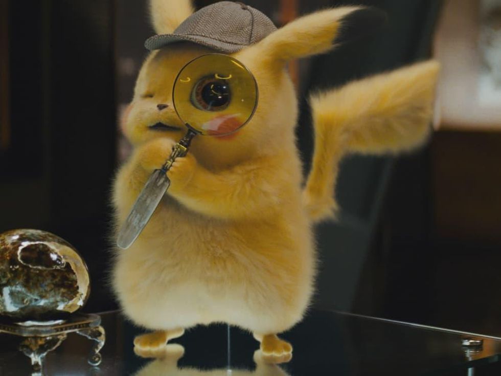 Pikachu (Ryan Reynolds) in Pok\u00e9mon Detective Pikachu