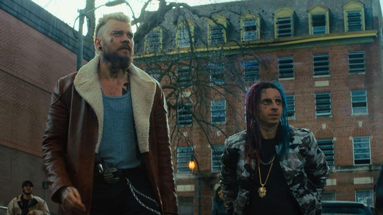 Pilou Asbæk and Moises Arias in Samaritan