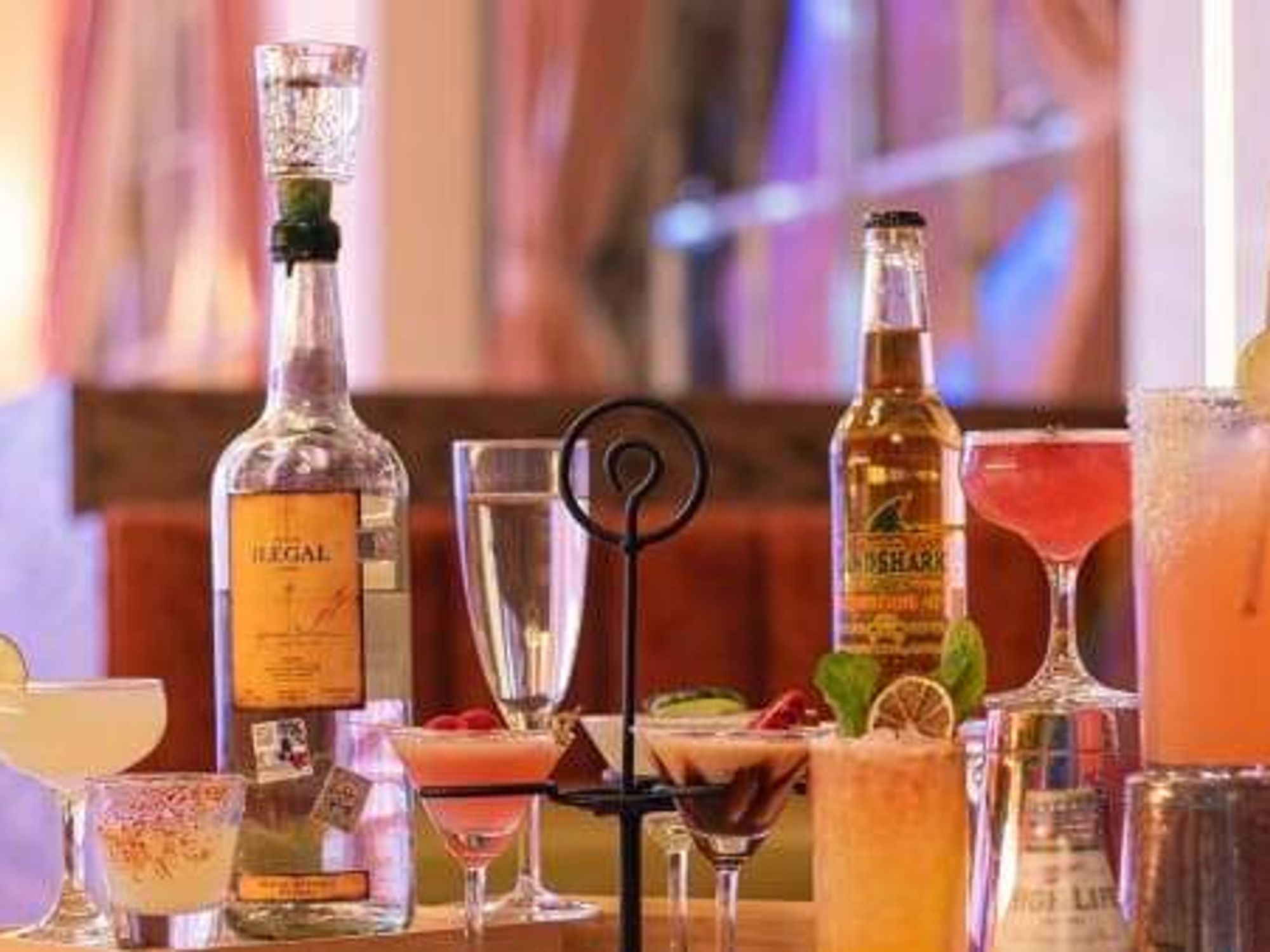 Pink Shark secret bar's cocktails in San Antonio