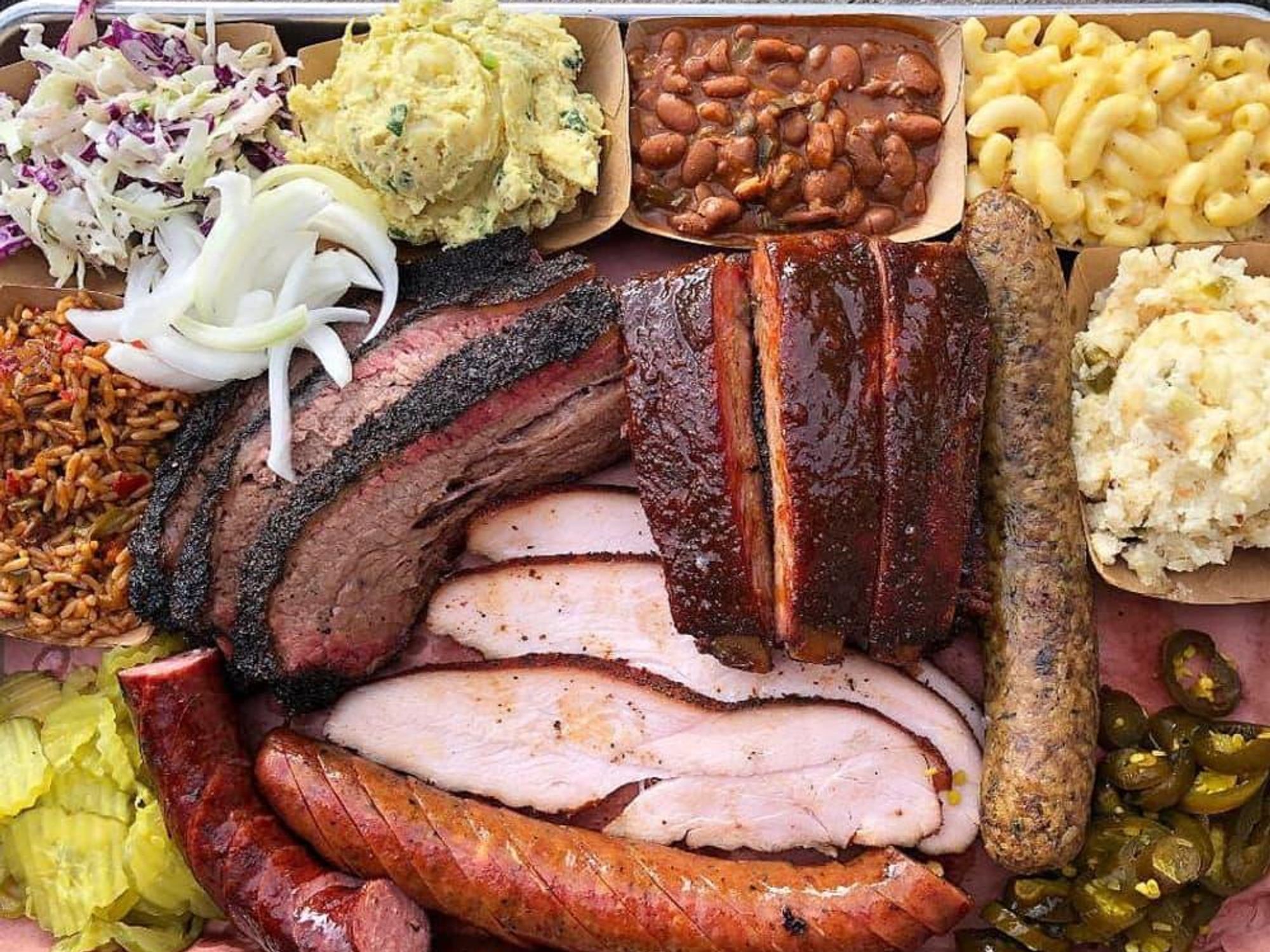 Pinkerton's Barbecue overhead