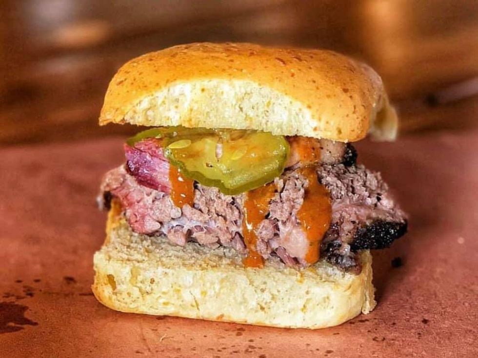 Pinkerton's BBQ sandwich