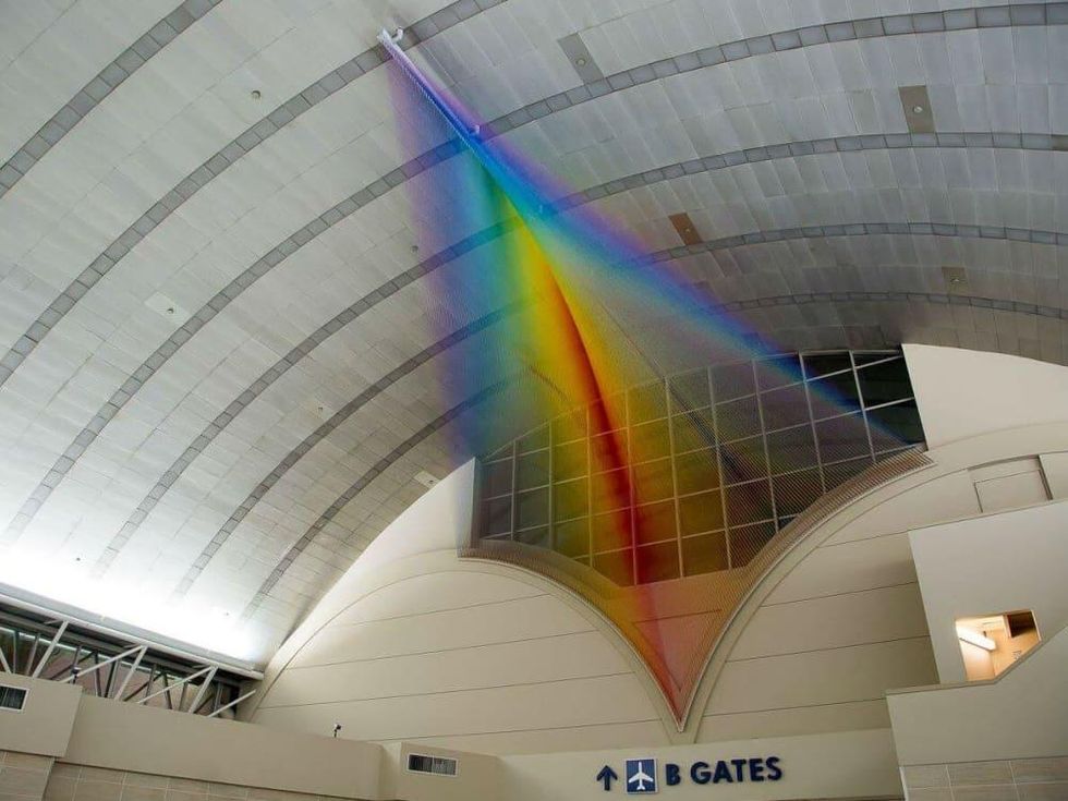Plexus c18 by Gabriel Dawe San Antonio International Airport