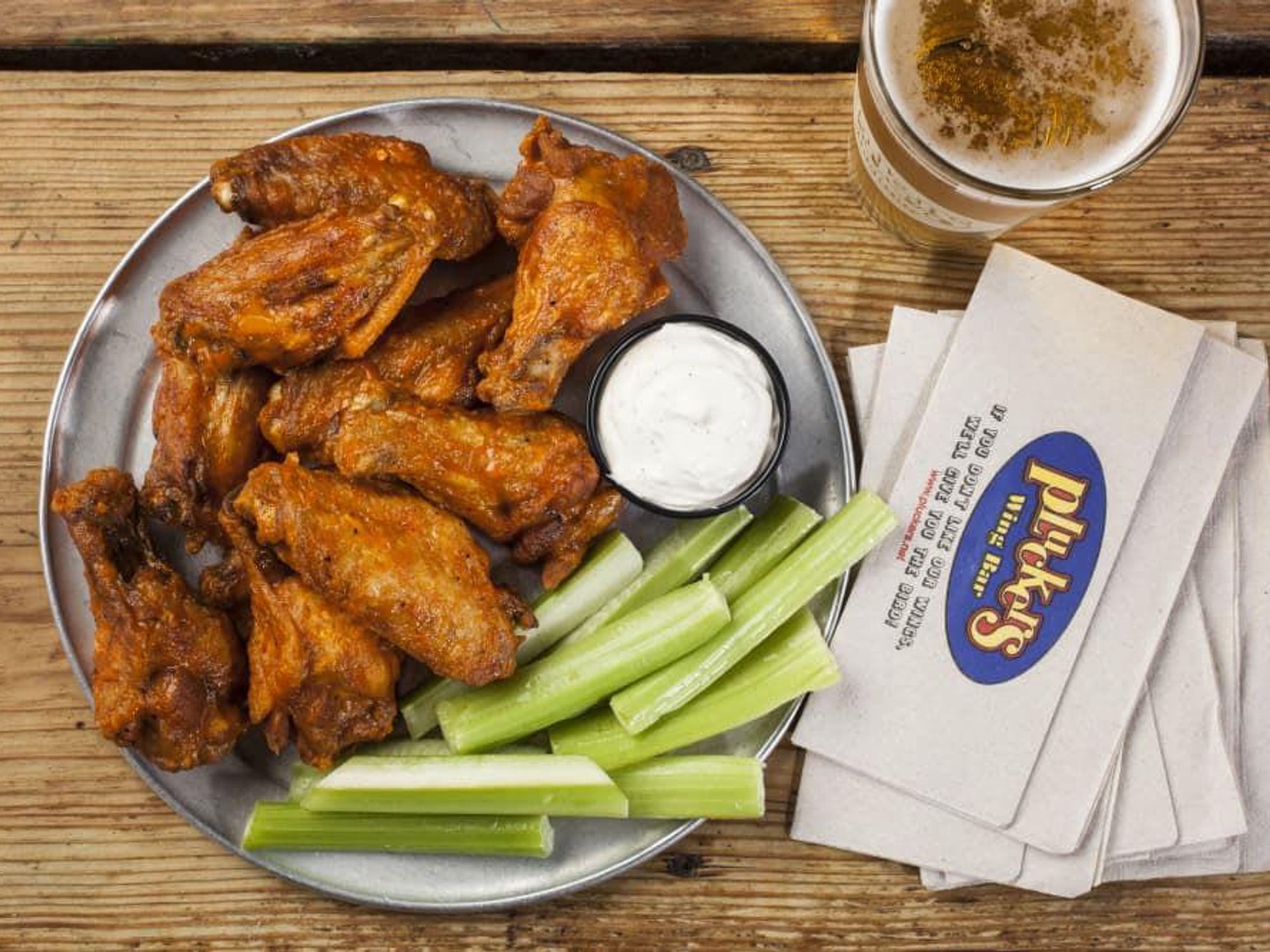 Pluckers 10 piece wings