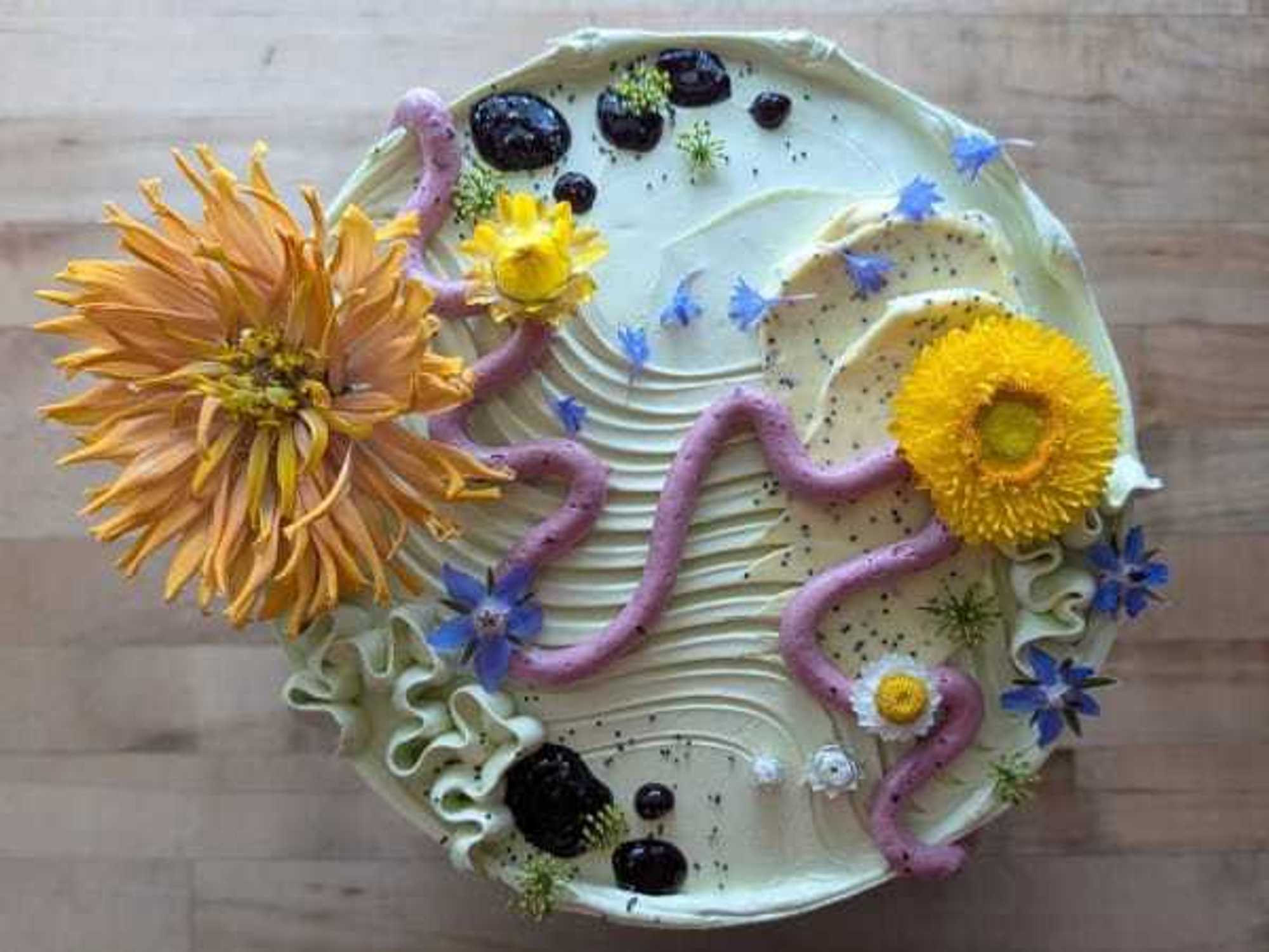Pollinator cake