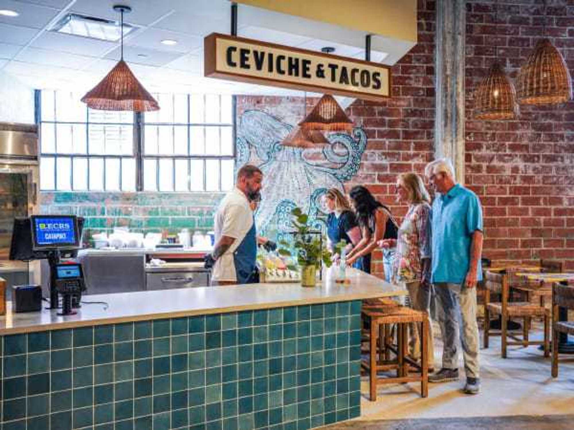 Pullman Market ceviche counter