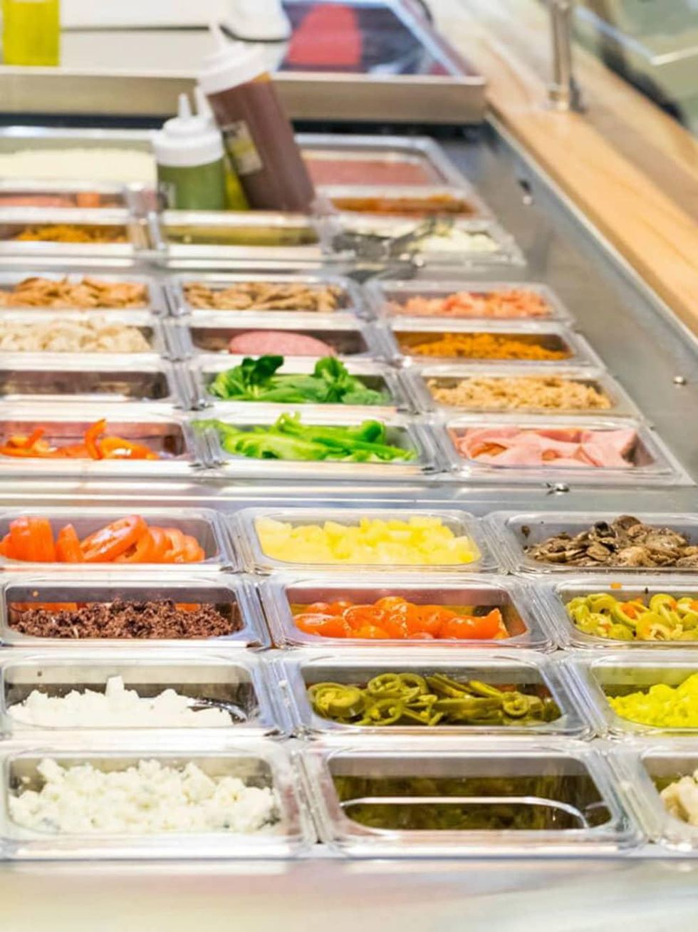 Quicky Wood Fired Pizza restaurant San Antonio ingredient bar