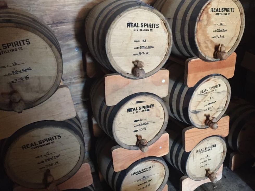 Real Spirits barrels