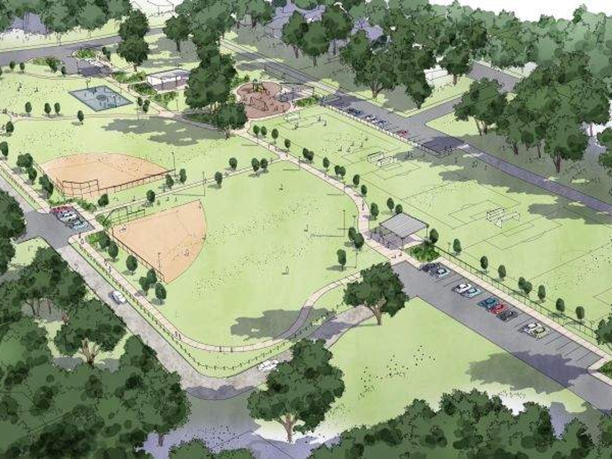 Rialto Studio Macdona Plaza Park