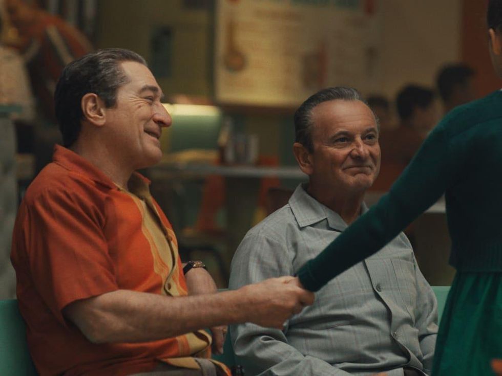 Robert De Niro and Joe Pesci in The Irishman