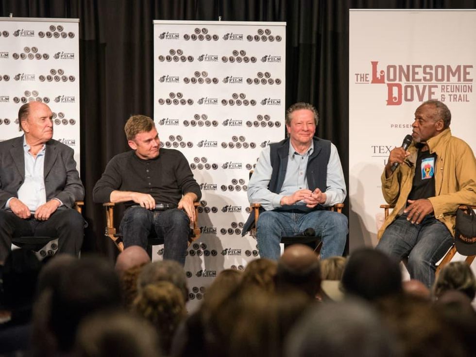 Robert Duvall, Ricky Schroder, Chris Cooper, and Danny Glover at Lonesome Dove Reunion