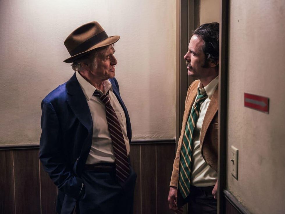 Robert Redford and Casey Affleck in The Old Man and the Gun