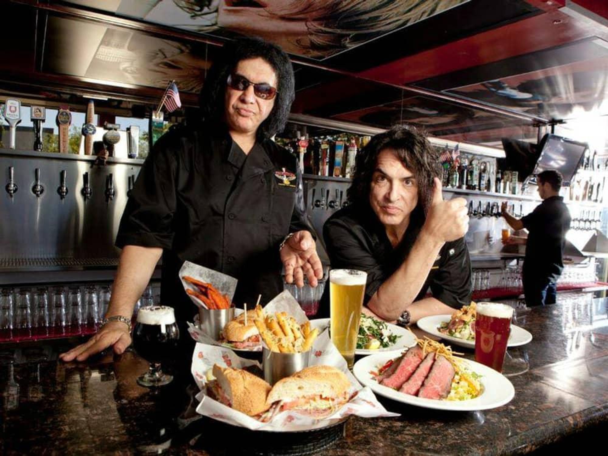 Rock & Brews restaurant Gene Simmons Paul Stanley KISS band