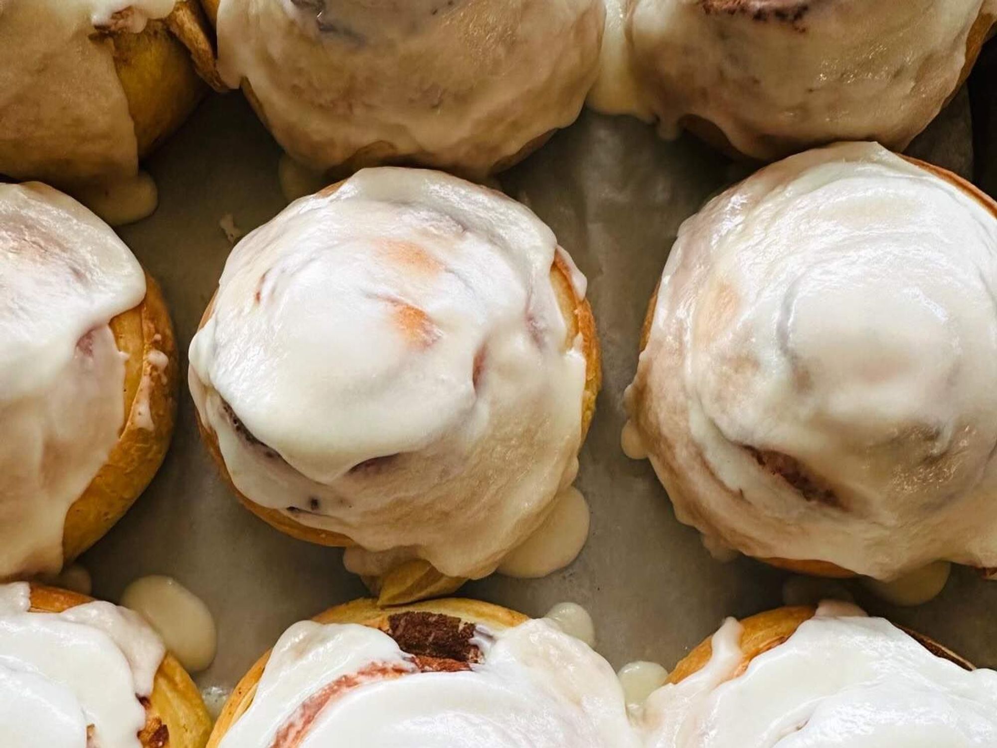 Rooster Crow Bakery cinnamon rolls