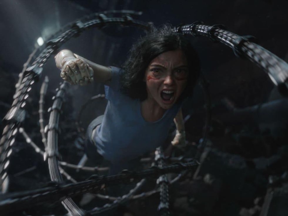 Rosa Salazar in Alita: Battle Angel