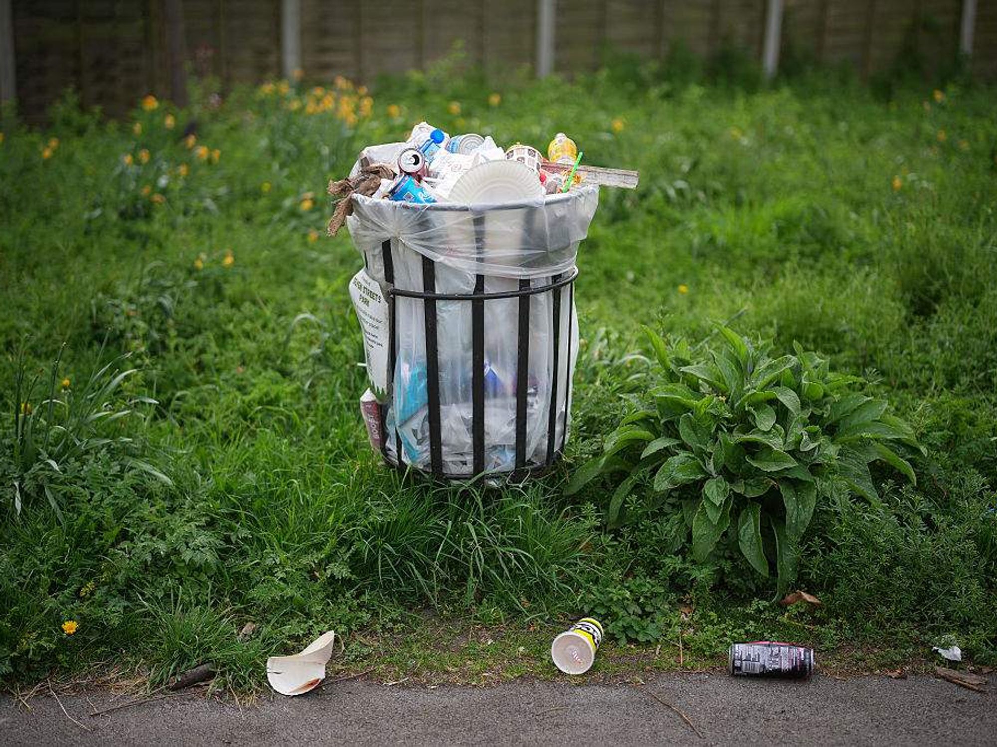 Rubbish Piles Up In Birmingham As Refuse Workers' Continue Strike Action