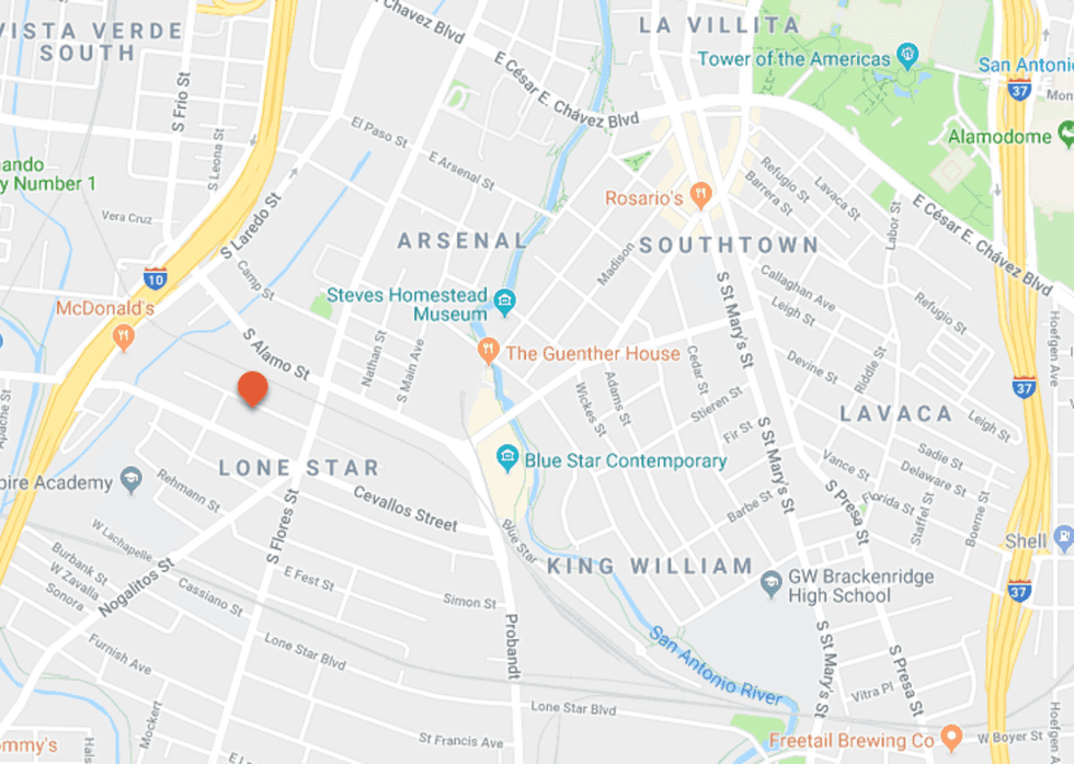 SA_Gallery Lofts map