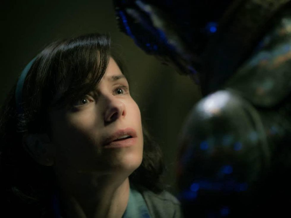 Sally Hawkins and Doug Jones in The Shape of Water