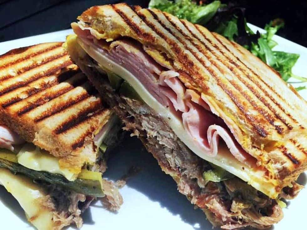 San Antonio, CommonWealth Coffee at Hemisfair, January 2018, cubano