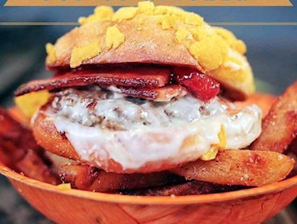 San Antonio, Con Safos and CommonWealth Coffee at Hemisfair, January 2018, Pan Dulce Burger