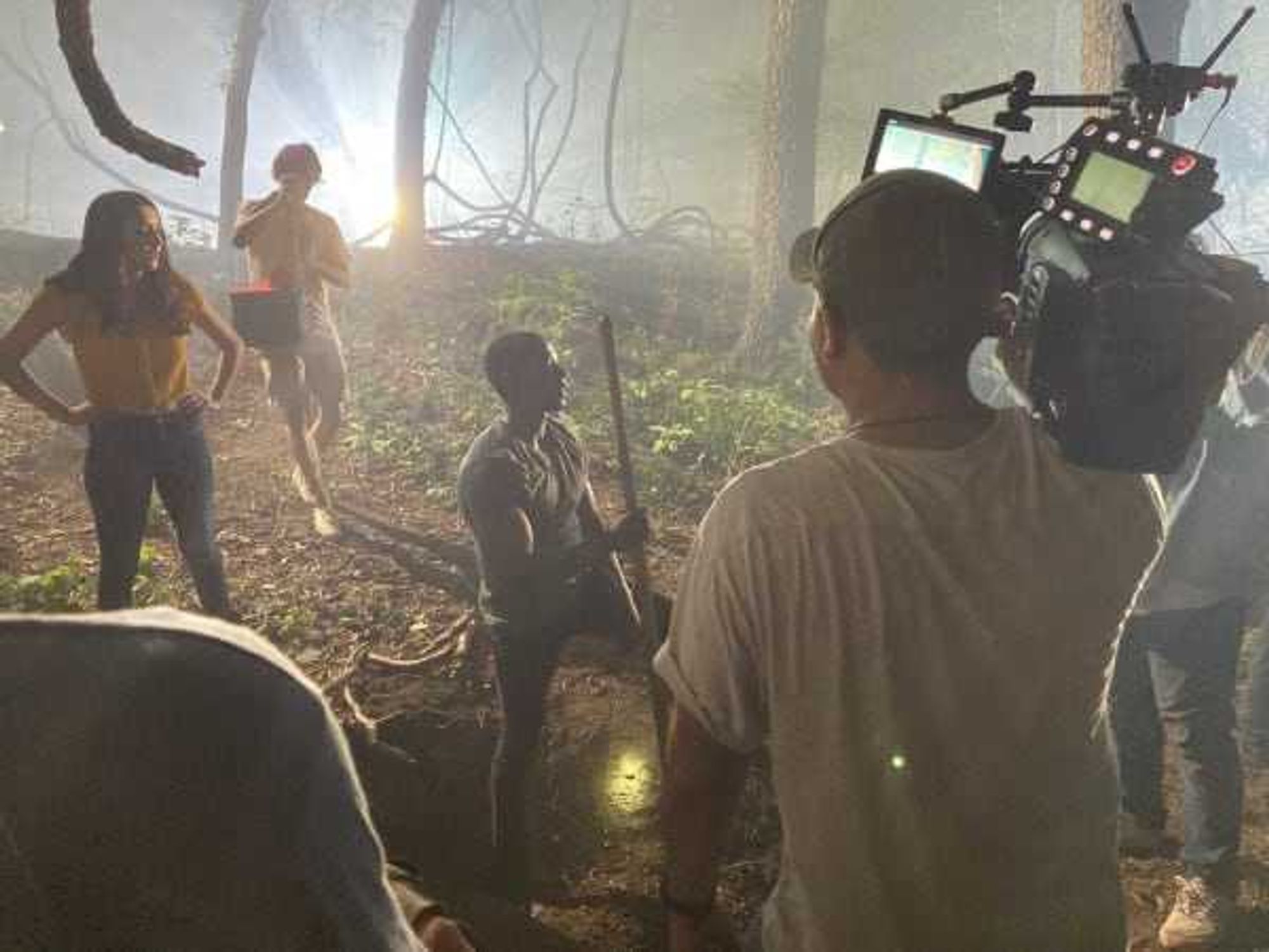 San Antonio film set