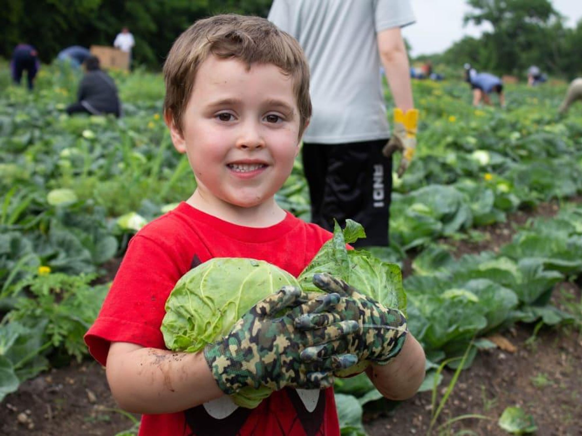 San Antonio Food Bank farming child