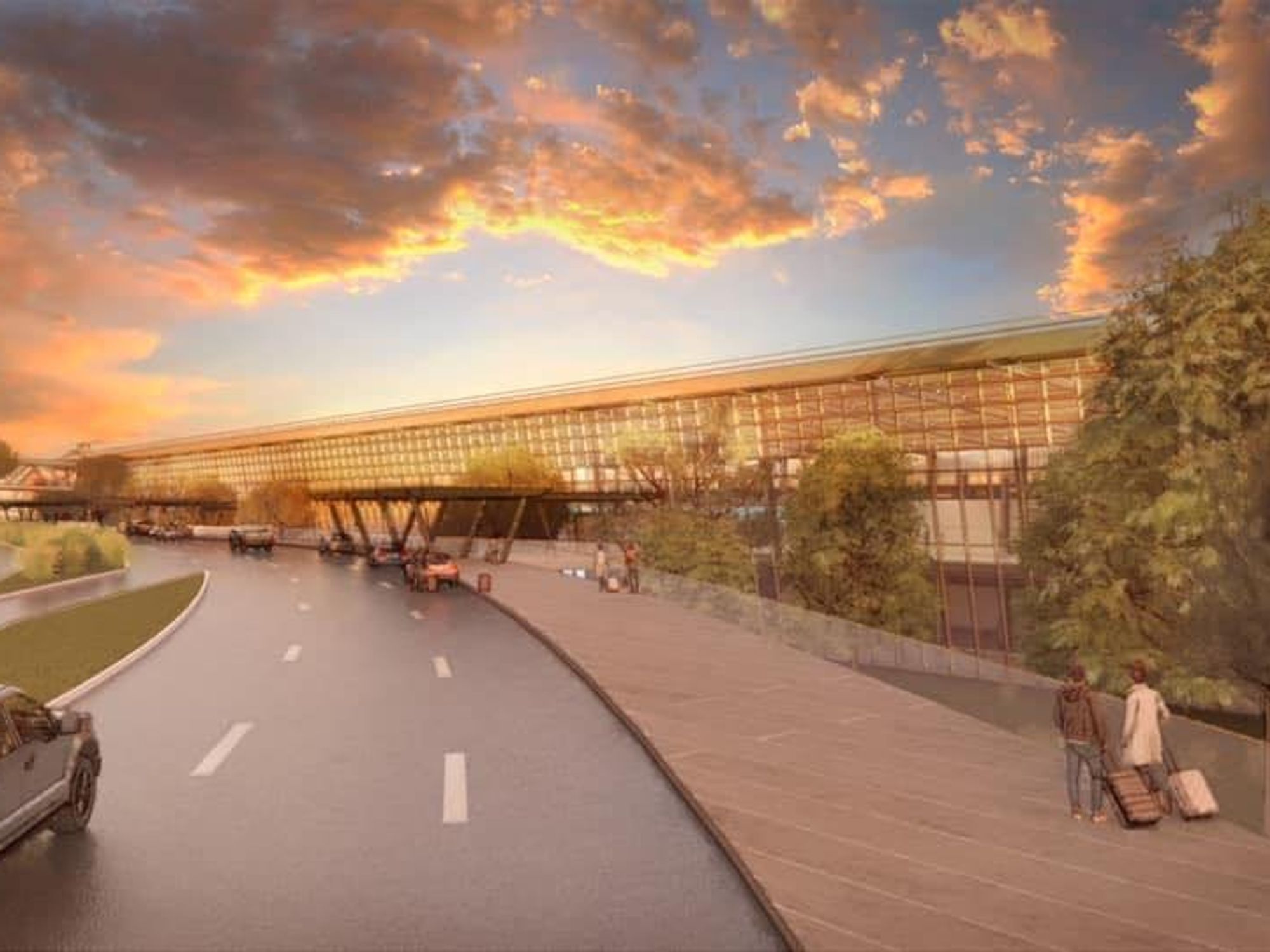 San Antonio International Airport Terminal C rendering