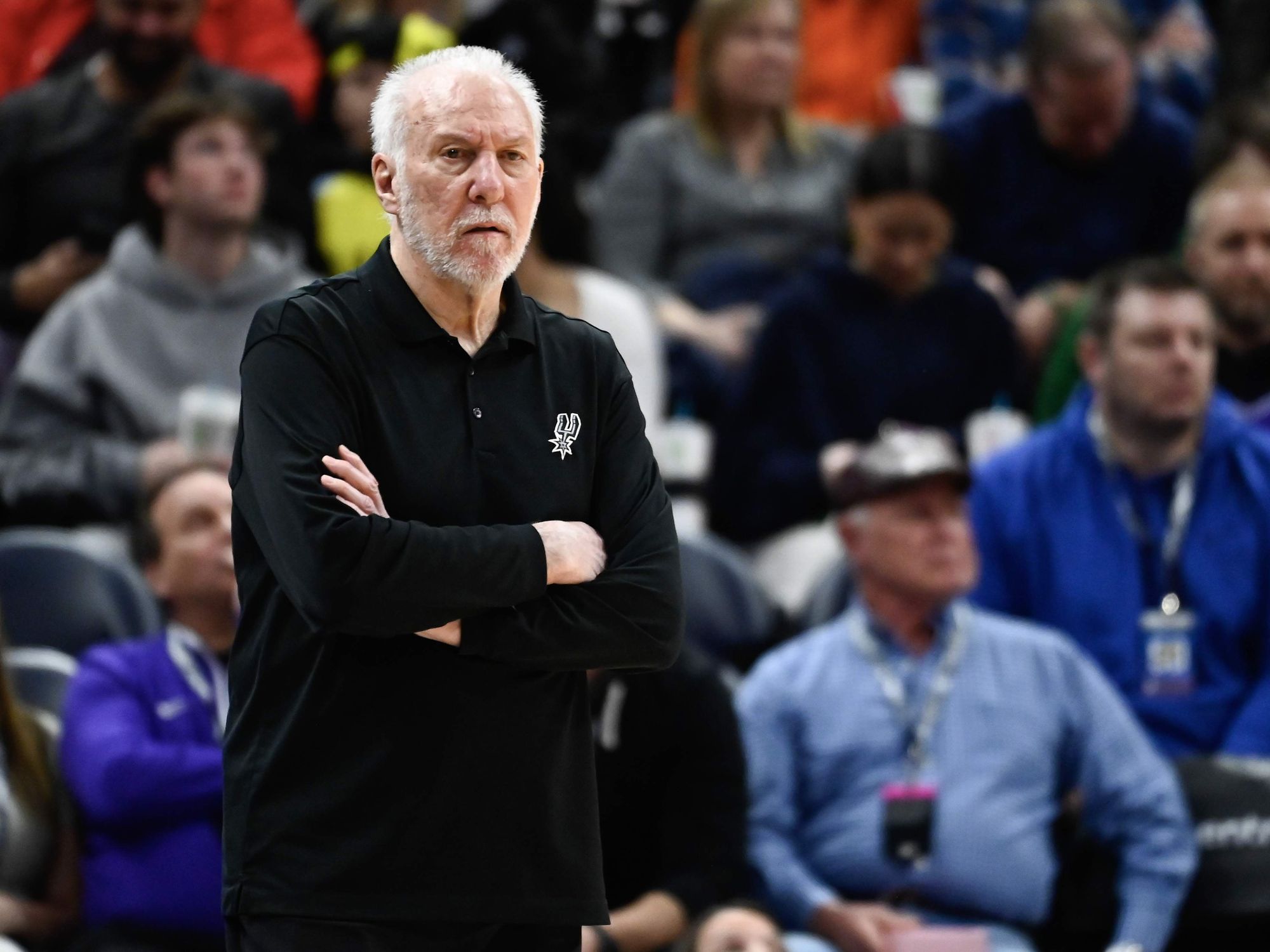 San Antonio Spurs head coach Gregg Popovich