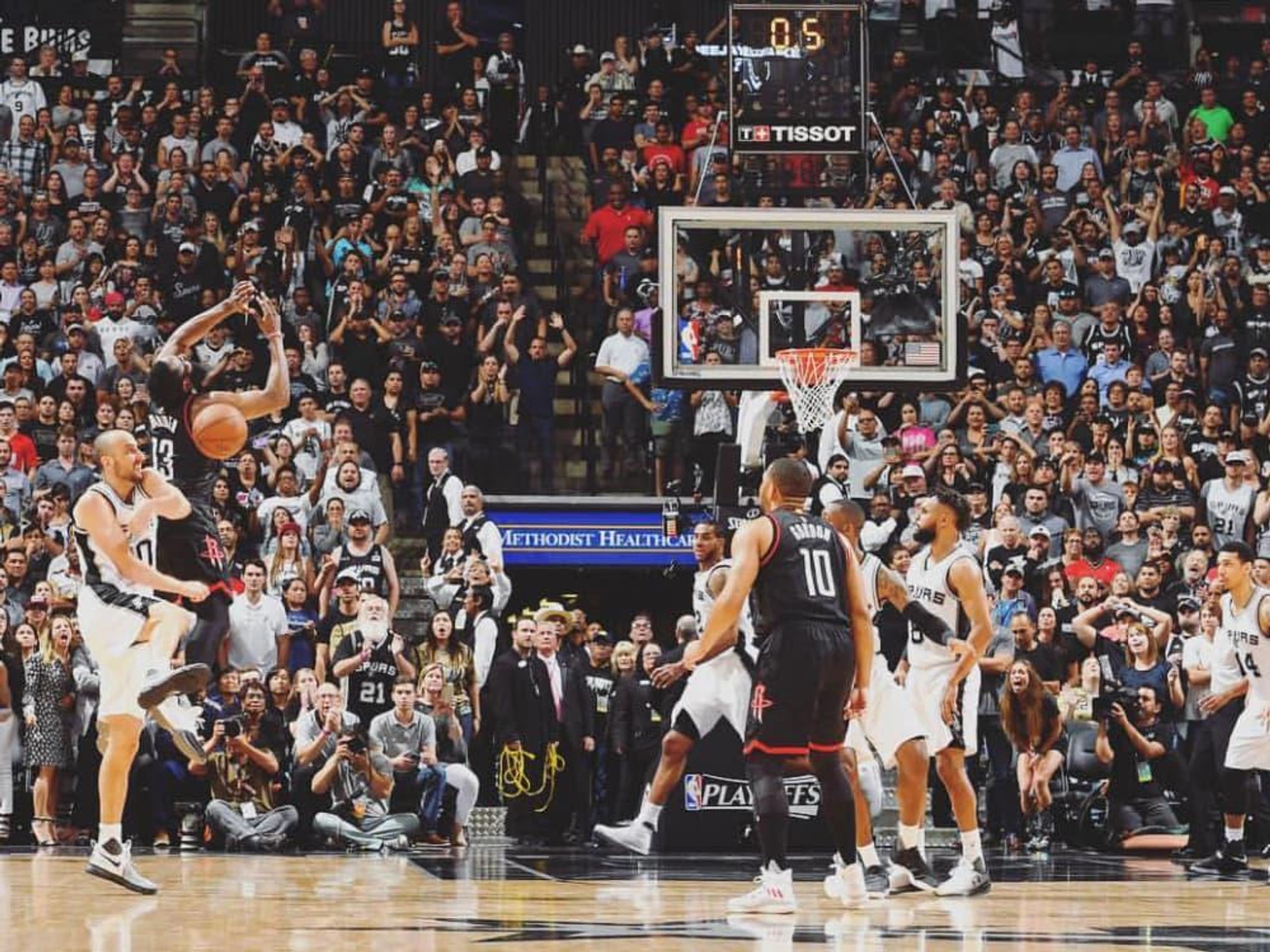 San Antonio Spurs Houston Rockets Manu Ginobli James Harden