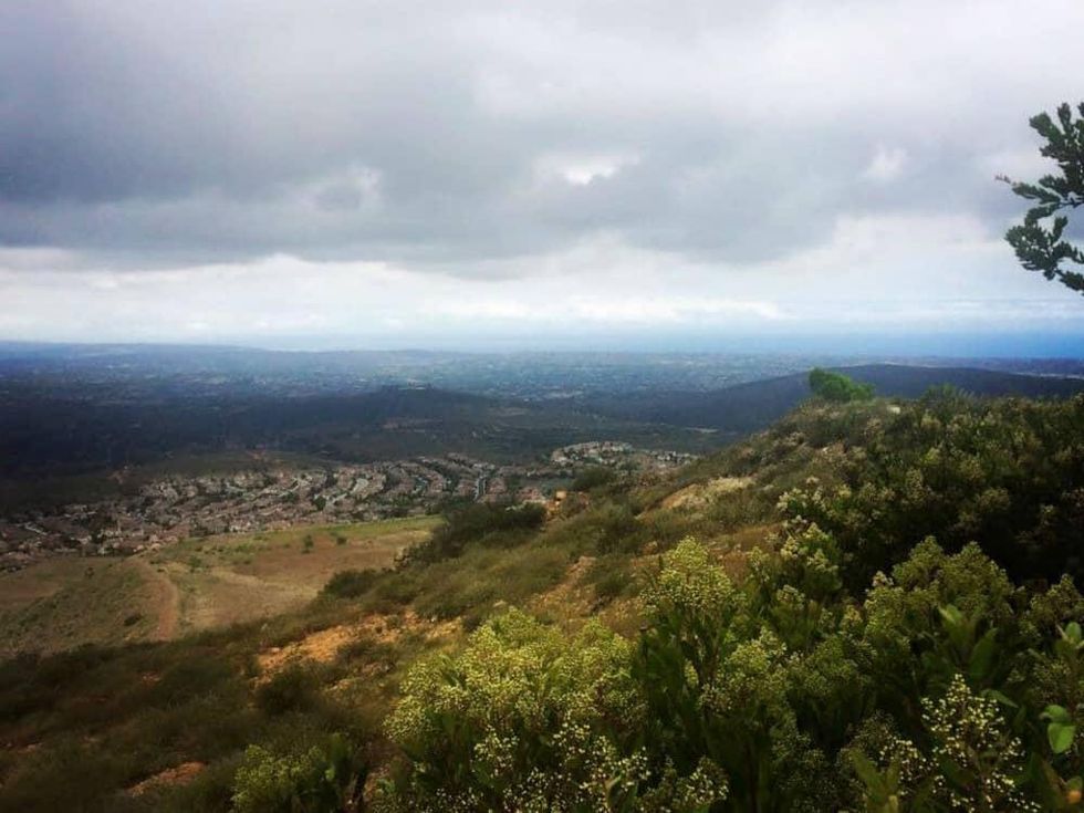 San Marcos aerial skyline