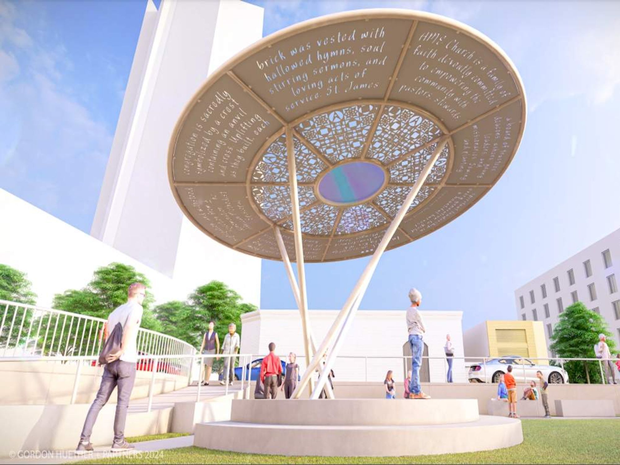 San Pedro Creek, public art, St. James AME Church, San Antonio