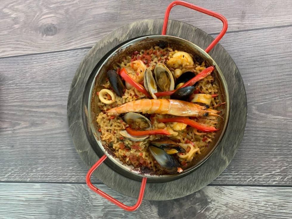Savor Bistro san Antonio paella
