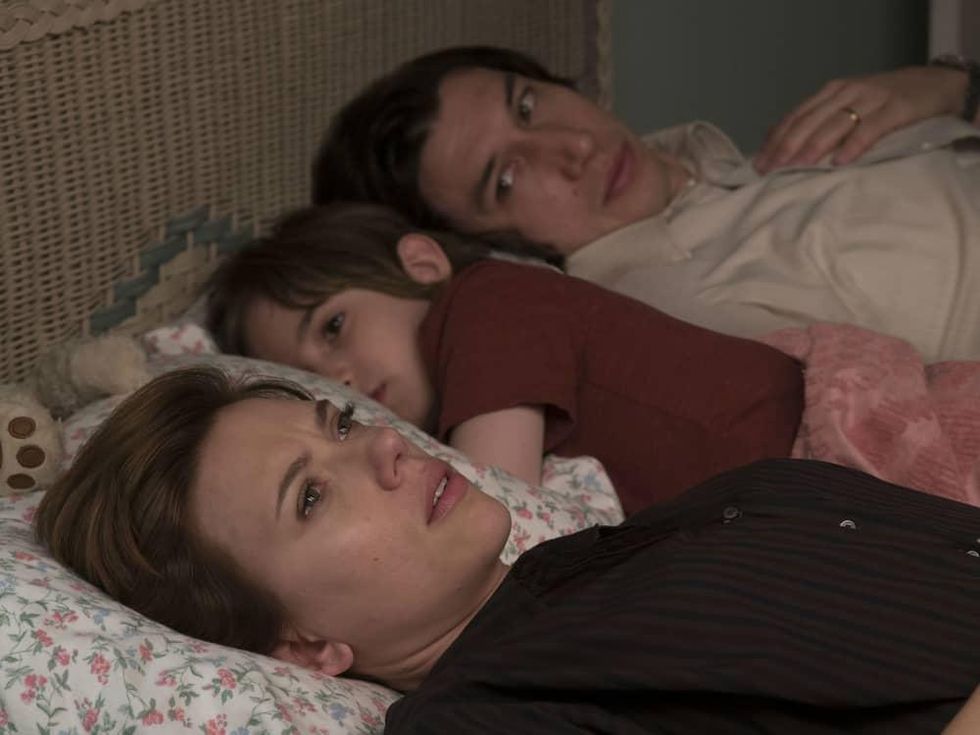 Scarlett Johansson and Adam Driver in Marriage Story