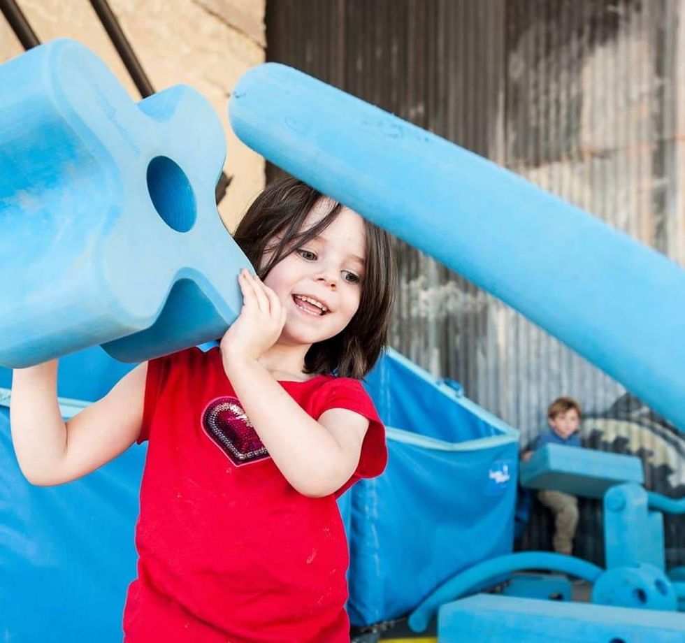 Science Mill Johnson City little girl playing