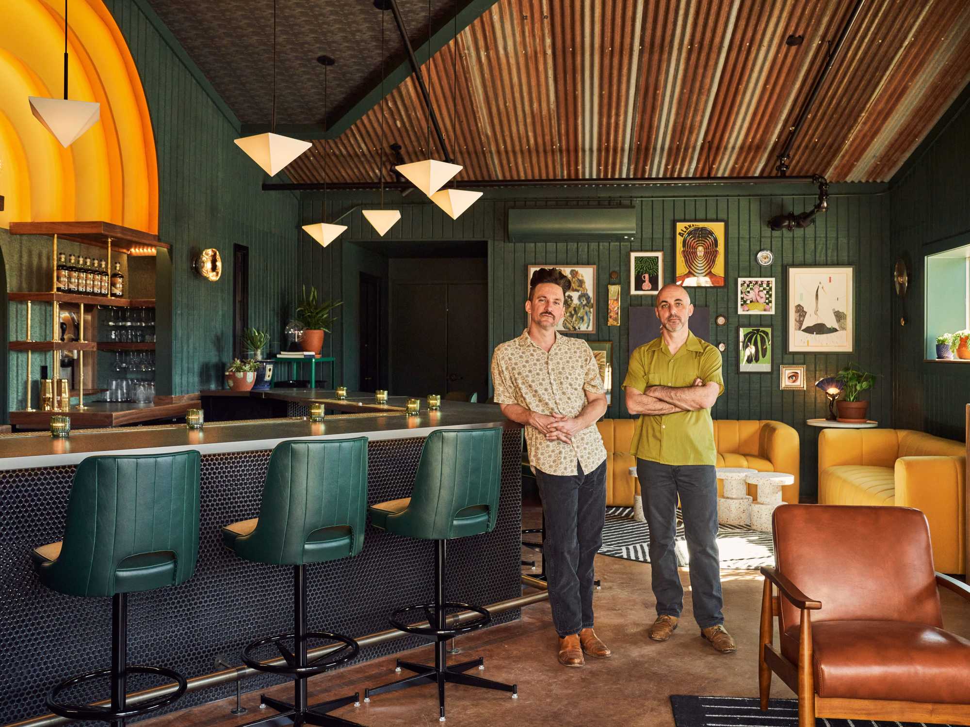 Senza Maeso tasting room Ryan Gitman and Jay Gitman