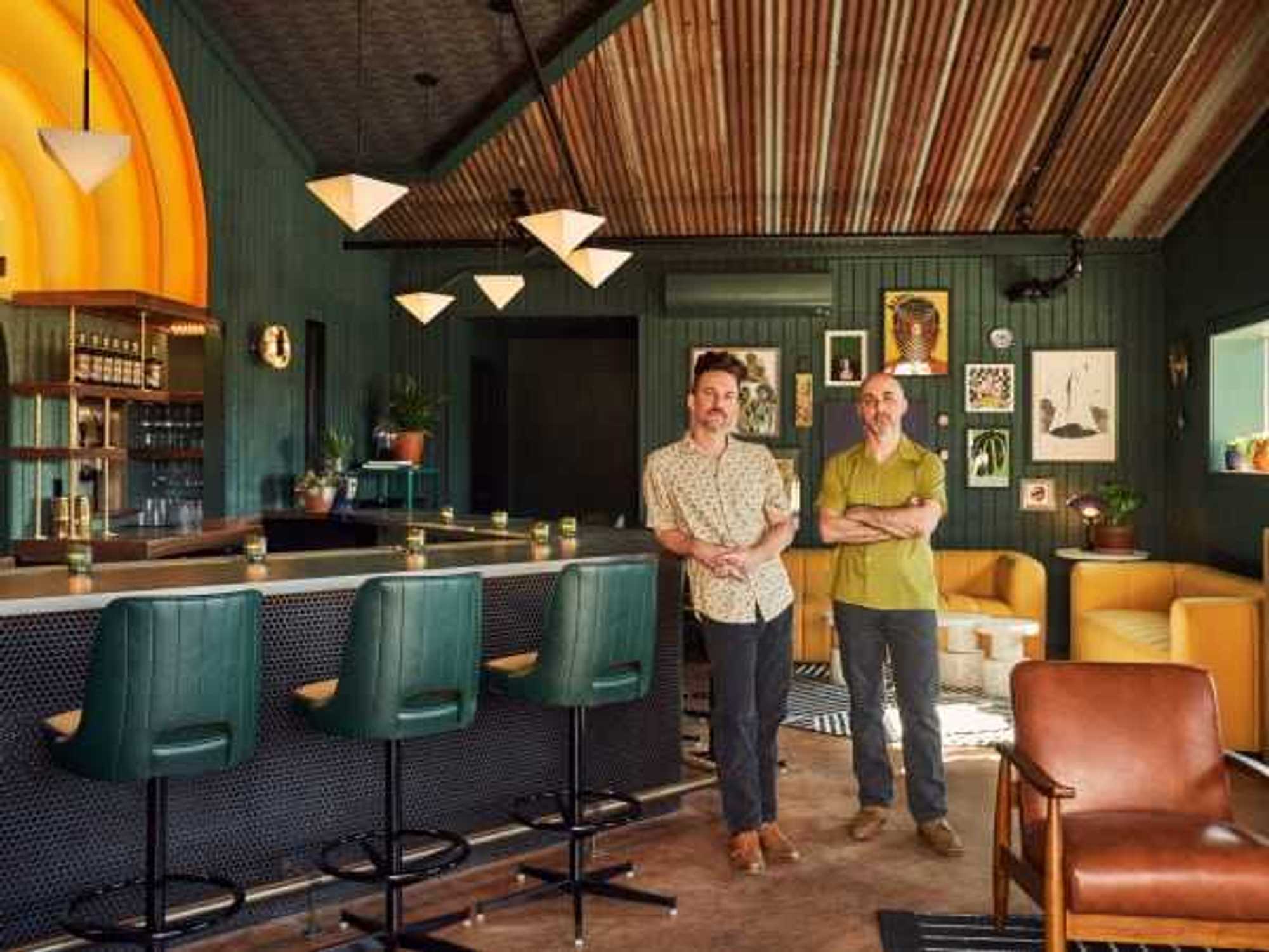 Senza Maeso tasting room Ryan Gitman and Jay Gitman