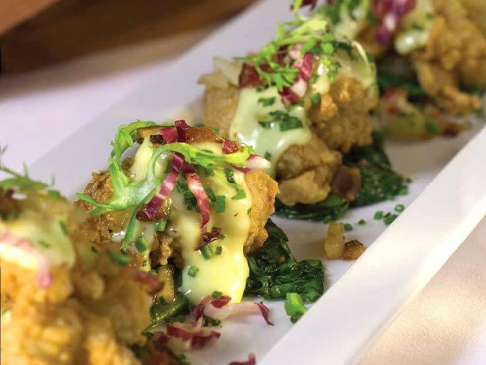 Silo Elevated Cuisine San Antonio restaurant chicken fried oysters