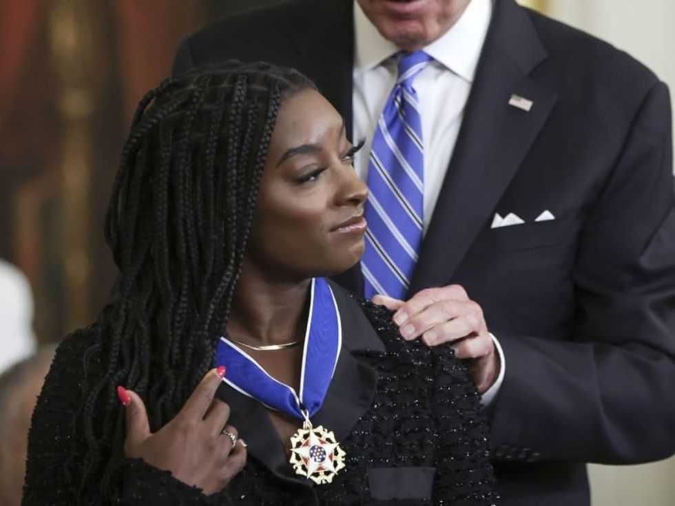 Simone Biles, Presidential medal of freedom, Joe Biden