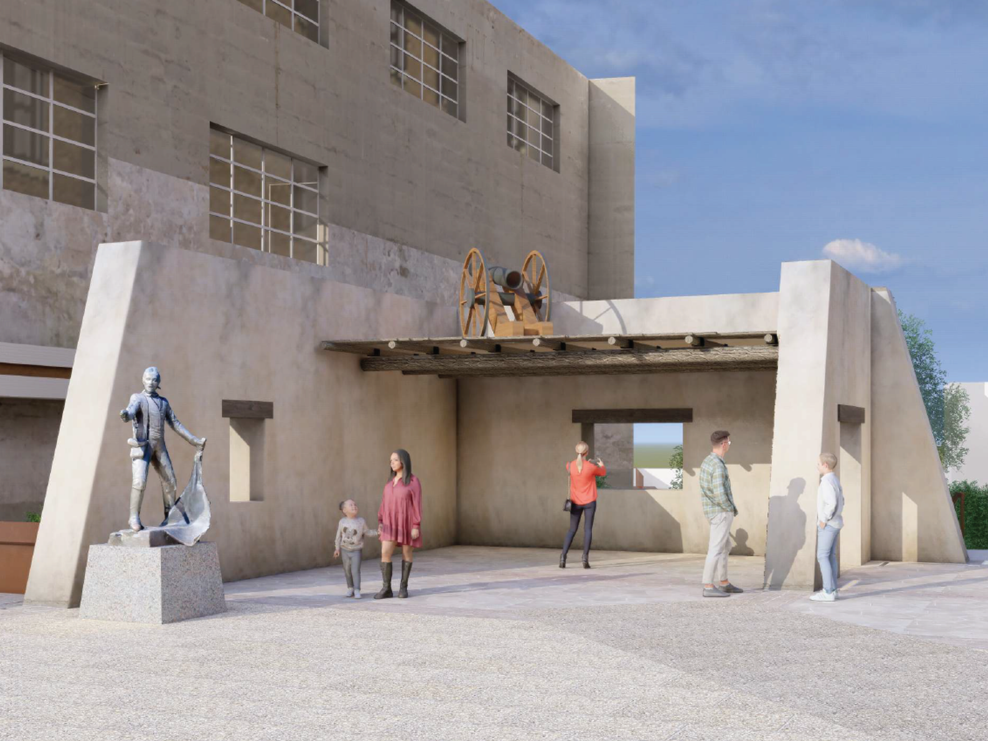 Southwest Corner of the Alamo grounds