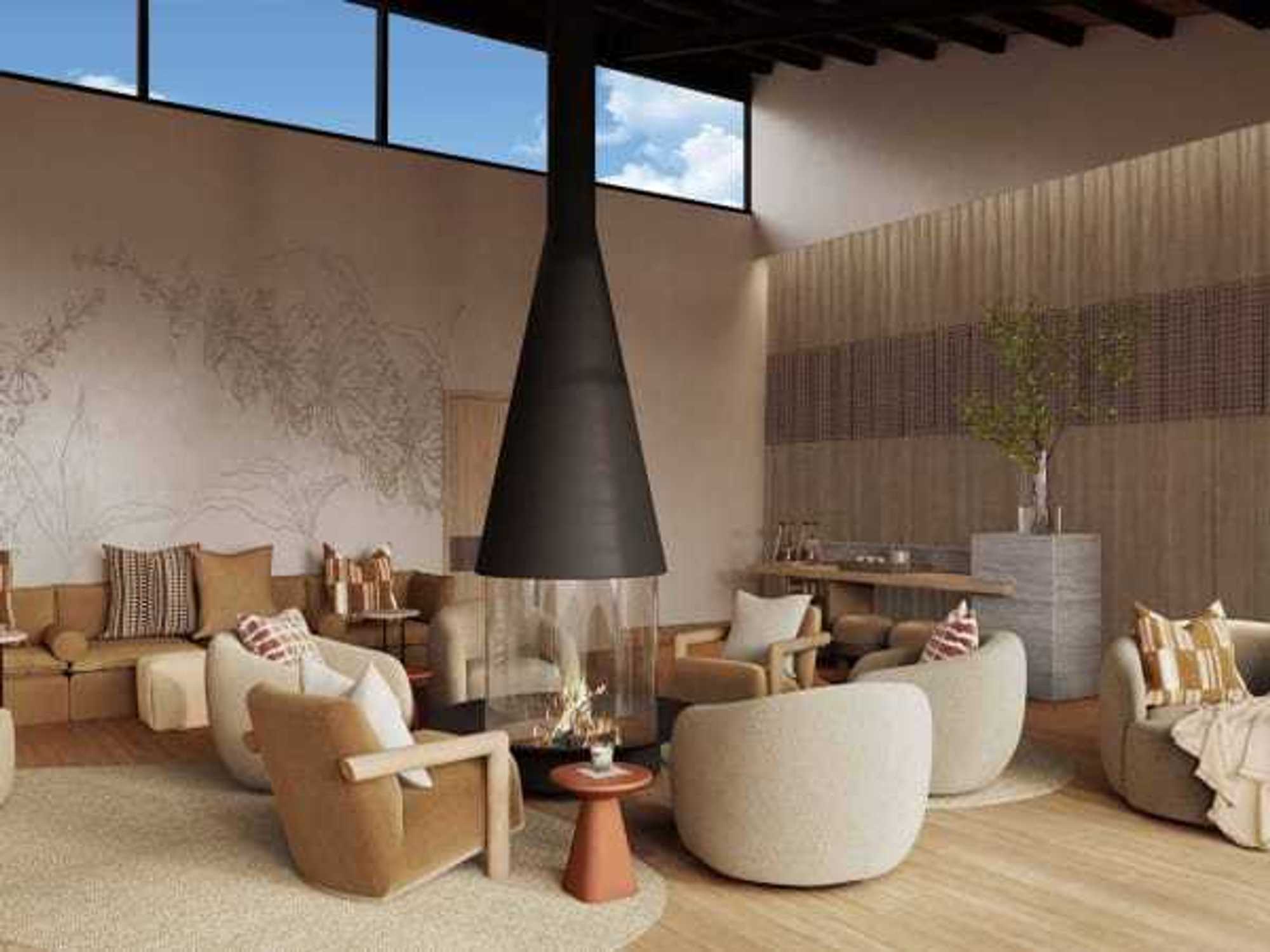 Spa Lounge at Canyon Ranch Austin