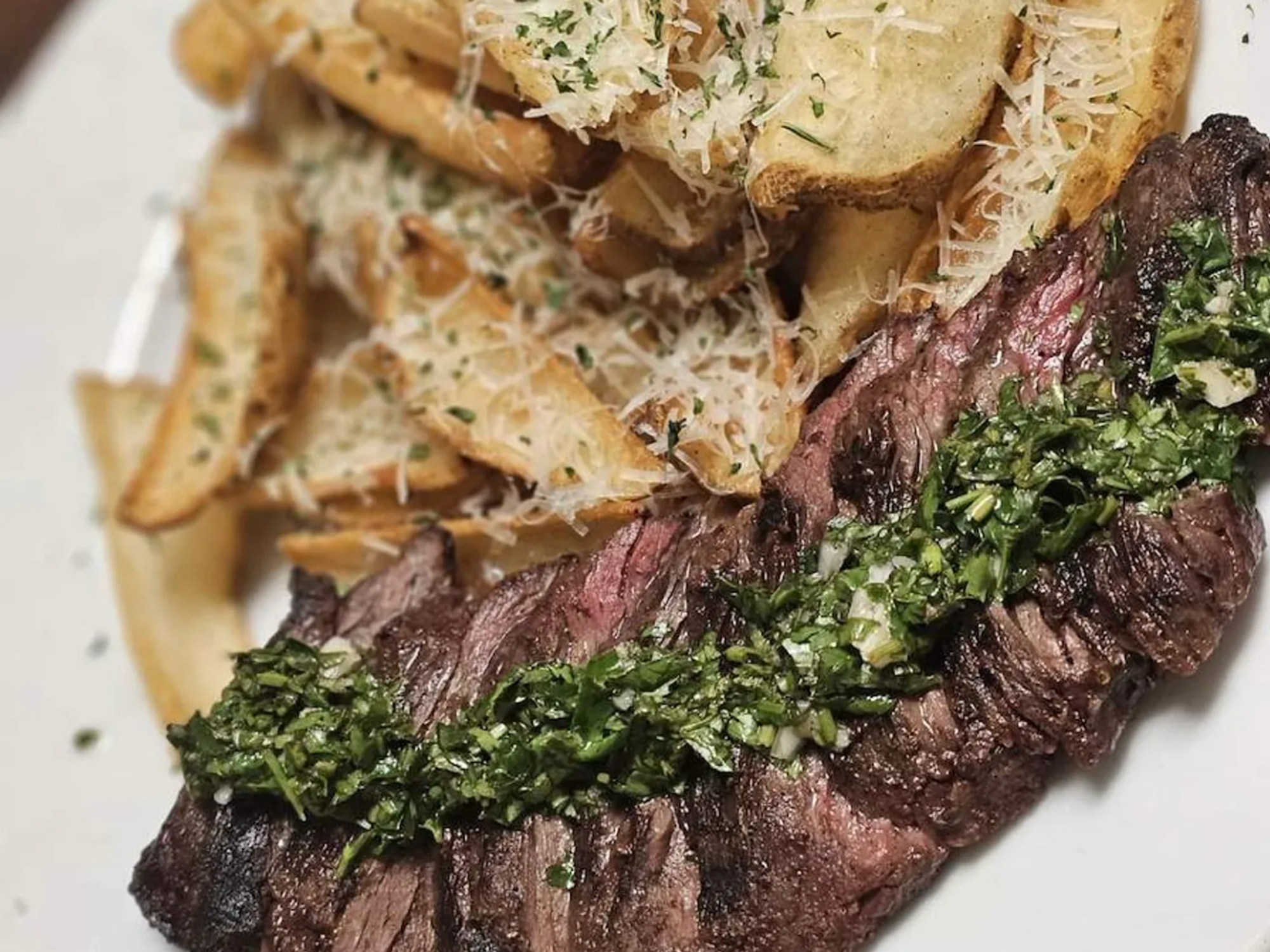 Steak and frites at Stone Terrace Gastropub
