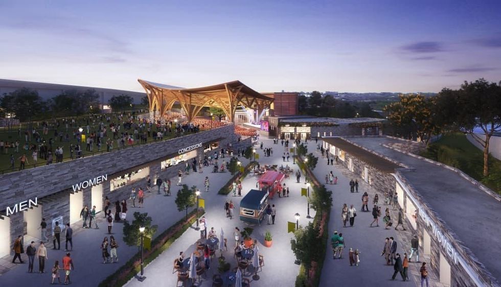 Sunken Garden Theater rendering