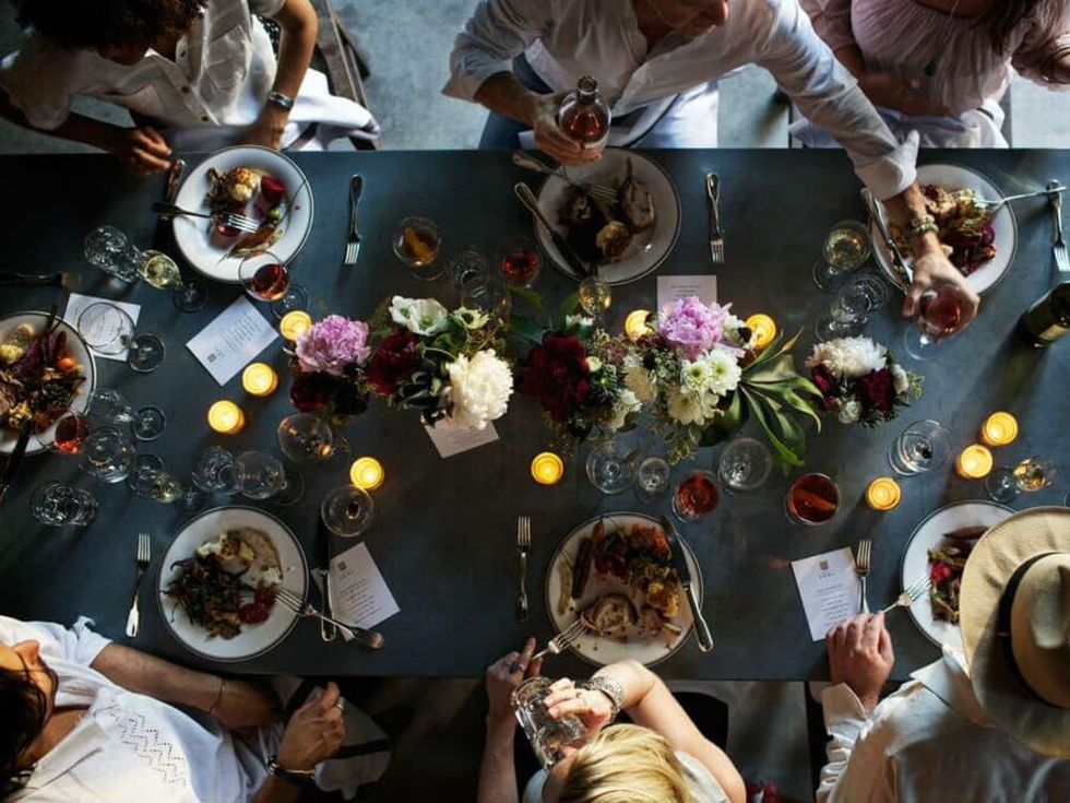 Supper at Hotel Emma