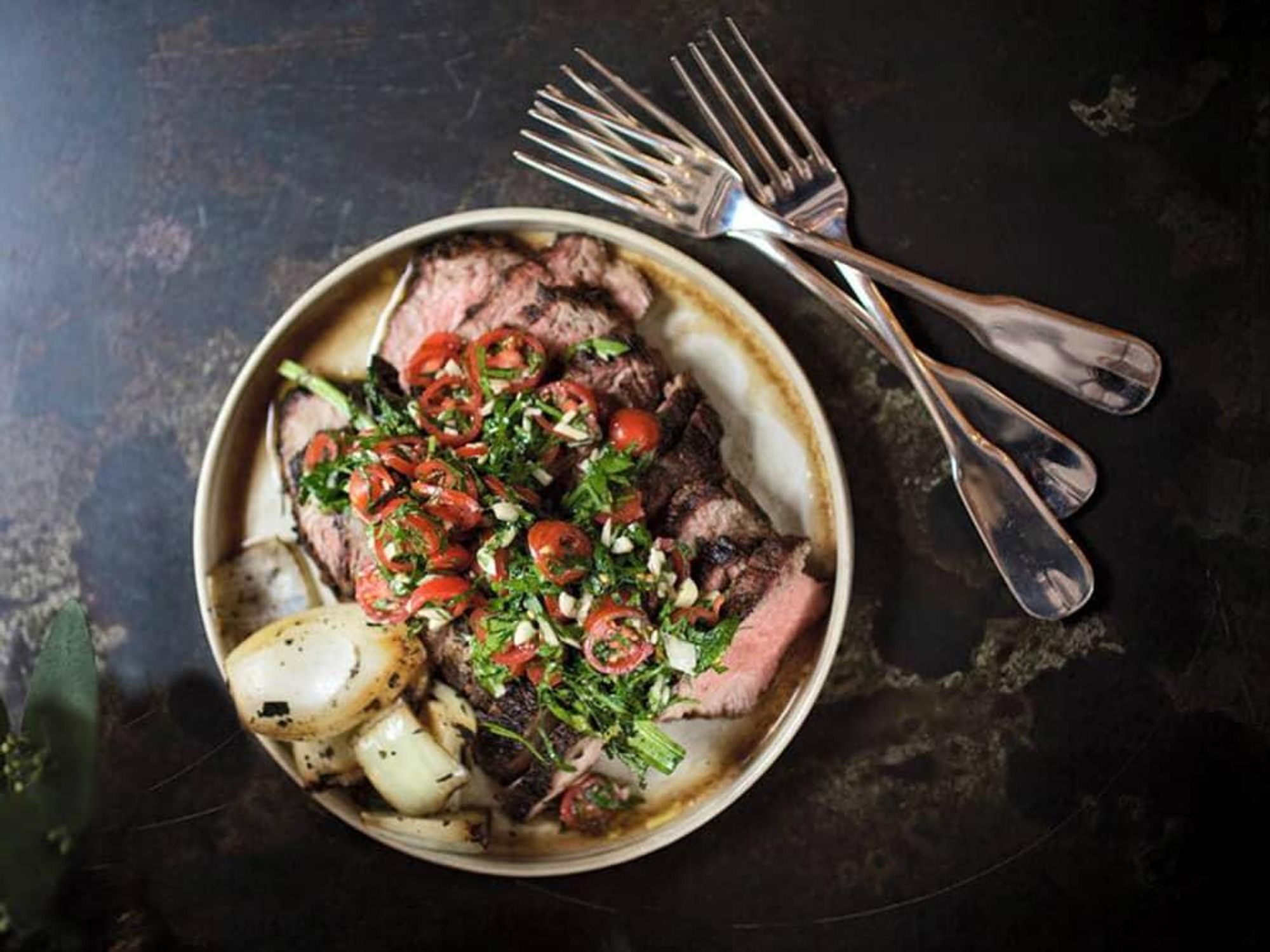 Supper Hotel Emma San Antonio restaurant beef dish